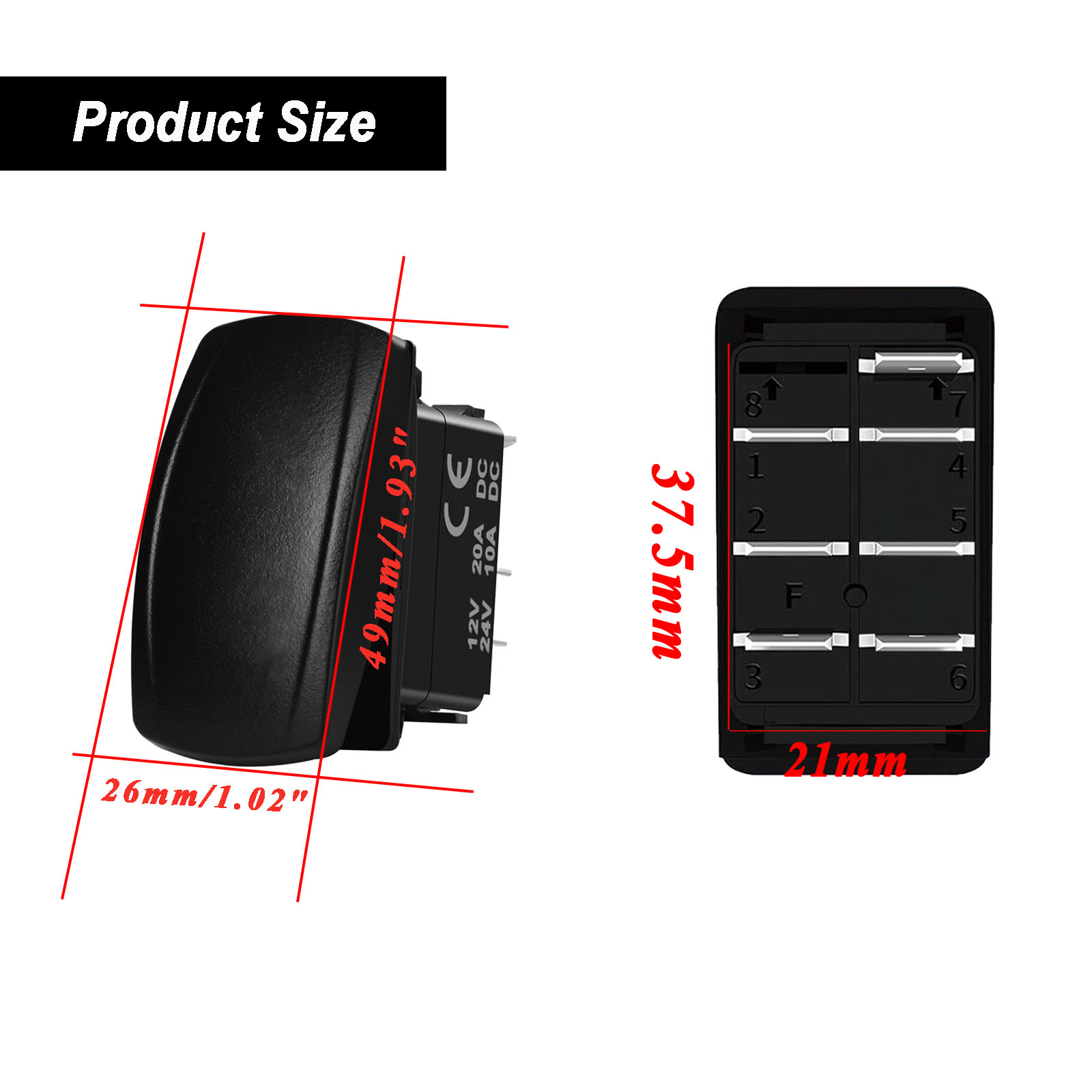 Saklar Rocker Tahan Air 12V/24 - Fishing Boat Anchor ulasan dan harga