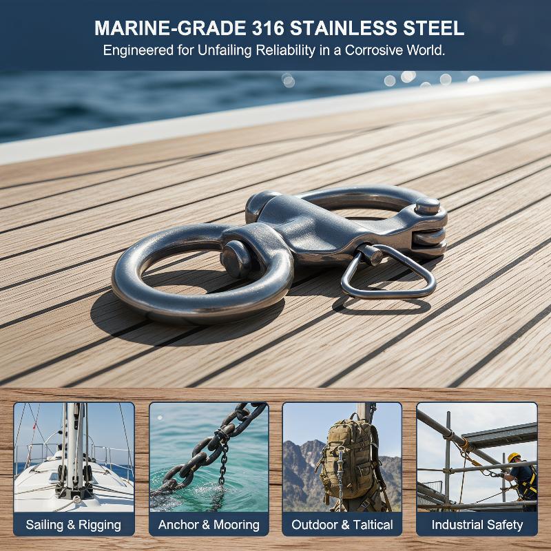 Shackle Putar Kelautan 316 Sta - Fishing Boat Trailer ulasan dan harga
