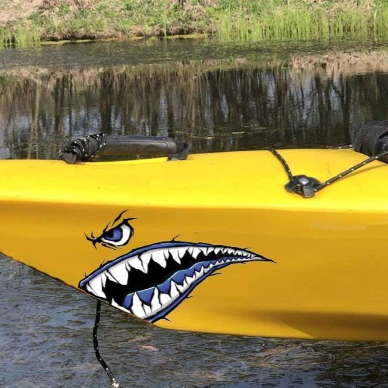 2 Buah Stiker Perahu Mulut Gig - Fishing Boat Trailer ulasan dan harga
